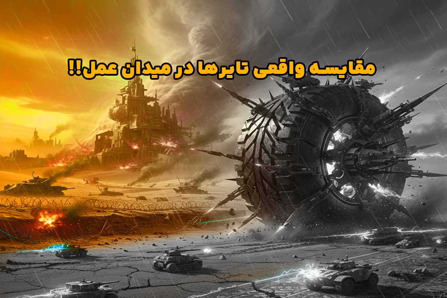 مقایسه واقعی تایرها در میدان عمل